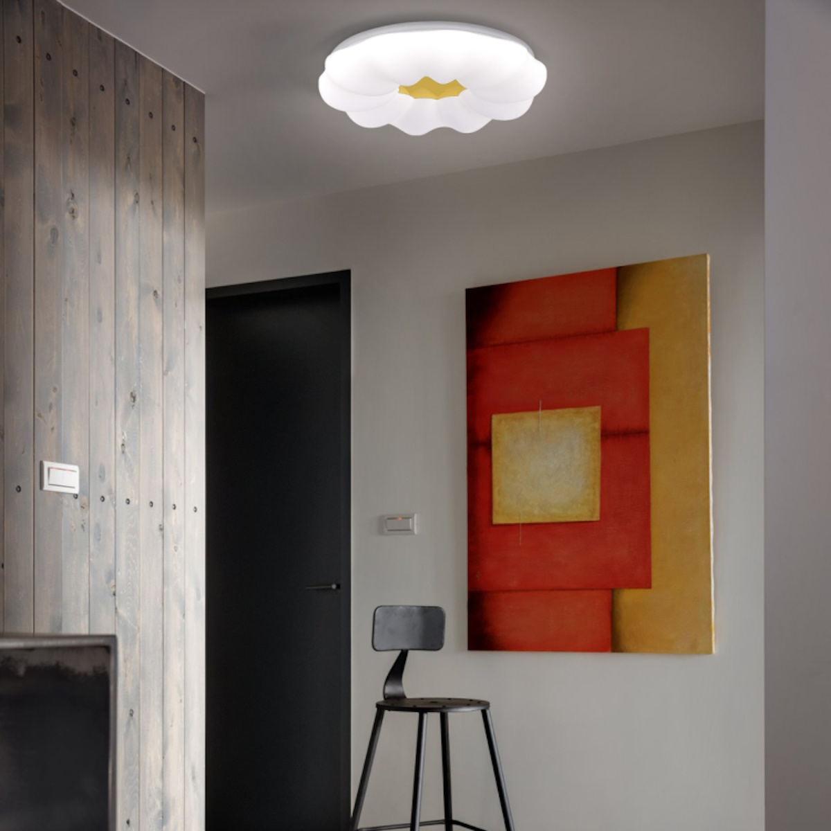 Light Prestige Ariva plafon 1x23 W biały-złoty LP-8321/1C-40 WH