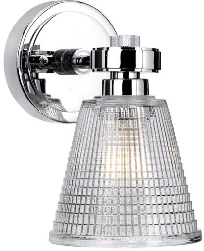 Elstead Lighting Gunnislake kinkiet 1x3 W chrom polerowany BATH-GUNNIS1-PC