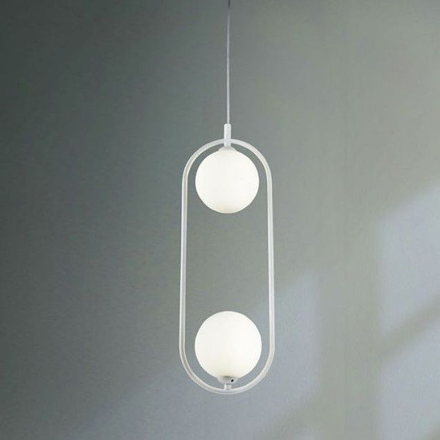 Maytoni Ring lampa wisząca 1x25W biała MOD013PL-02W