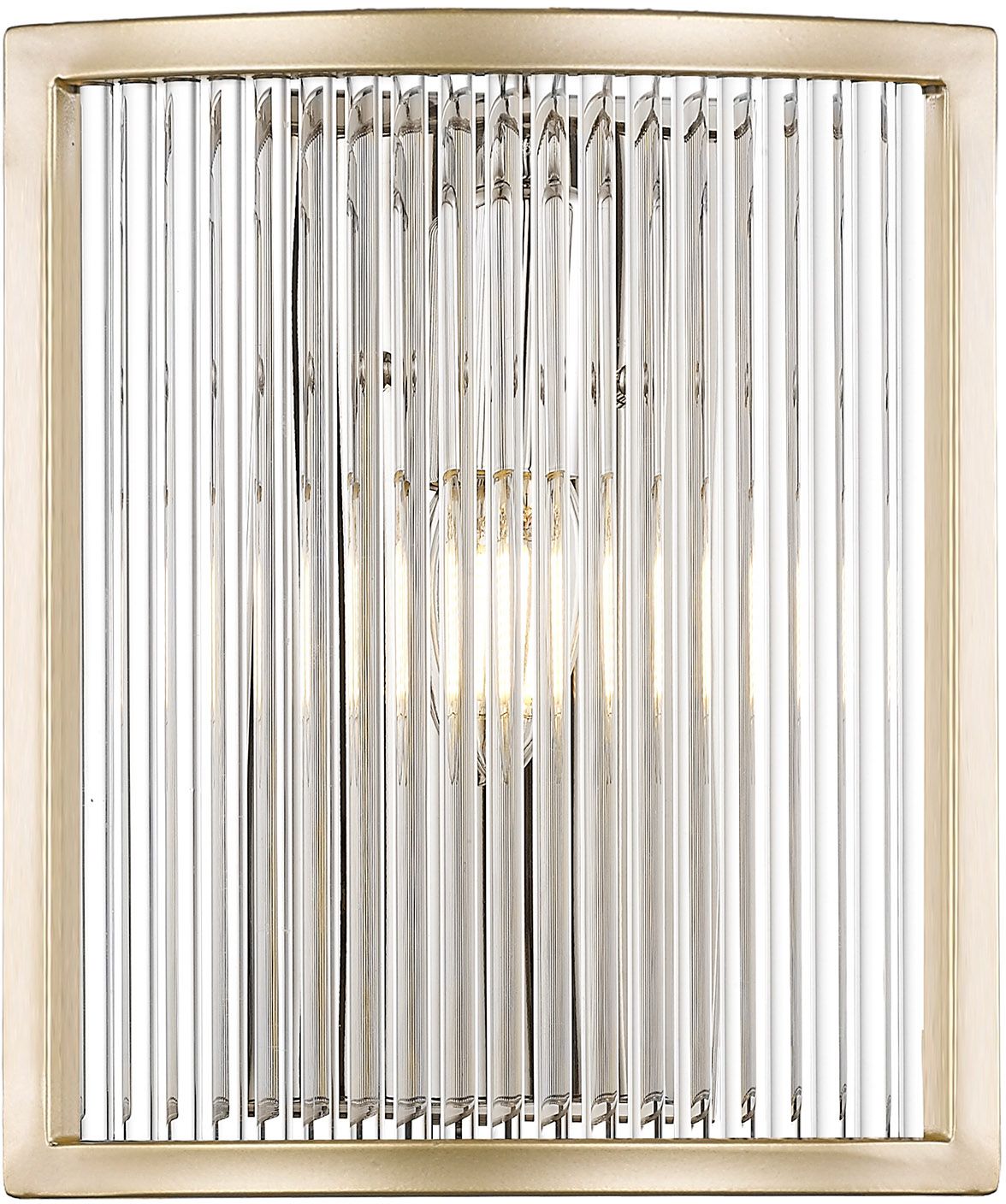 Zuma Line Sergio kinkiet 1x60W złoty mat/szkło przezroczyste W0528-01A-V6AC