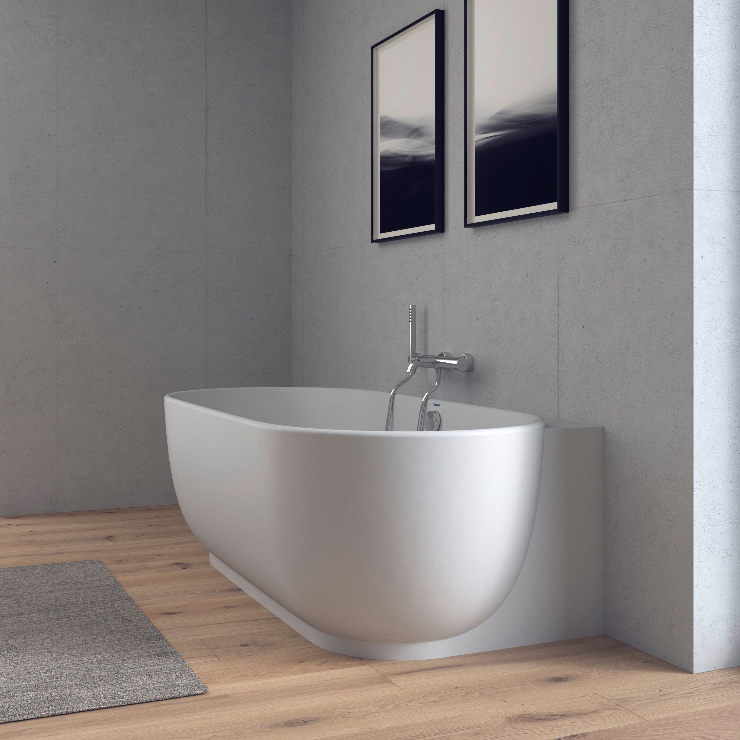 Duravit Luv wanna przyścienna 180x95 cm owalna biała 700433000000000