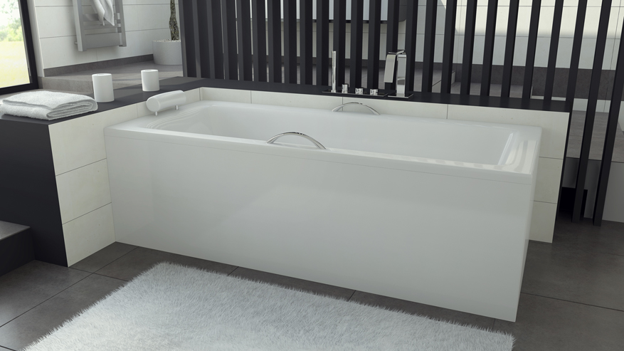 Besco Talia wanna prostokątna 160x75 cm biała #WAT-160-PKP