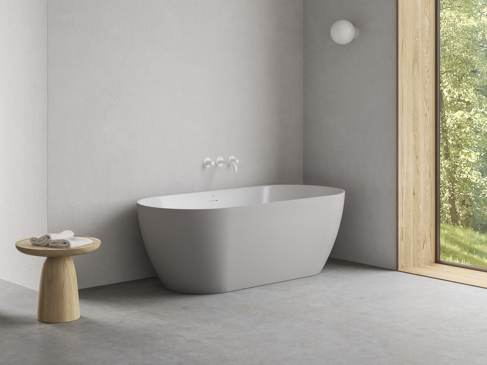 Ravak Freedom O Tec wanna wolnostojąca 170x77 cm owalna biały/Smoke Grey CD31500000