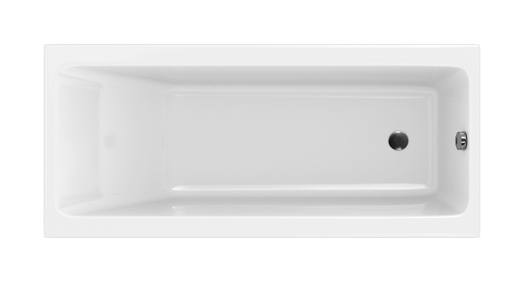 Cersanit Crea wanna prostokątna 180x80 cm biała S301-227 - Wysyłka w 24h