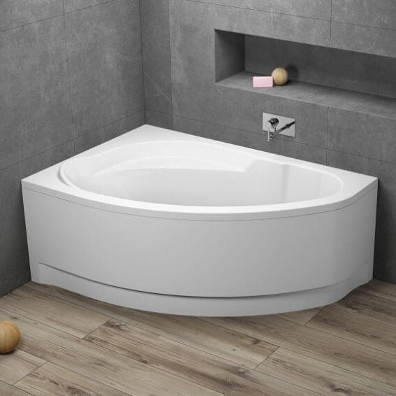 Polimat Marea wanna narożna 160x100 cm lewa biała 00534