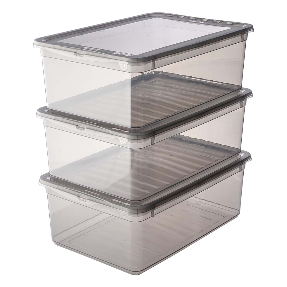 Keeeper Bea Clearbox pojemniki do przechowywania (3 szt) zestaw przezroczysty 3002082700000