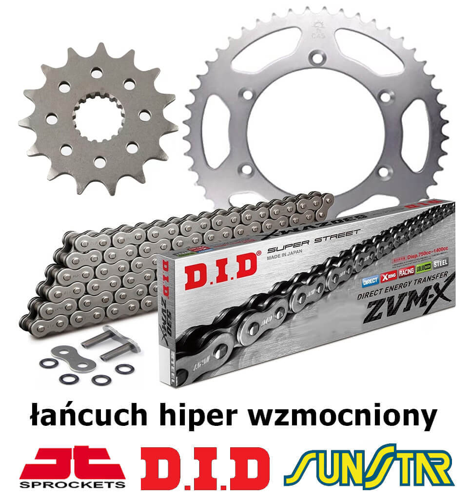 Kawasaki Klx 250 2009-2020 Zestaw Napędowy Did Hiper Wzmocniony Kawasaki 2010 250 Klx 250