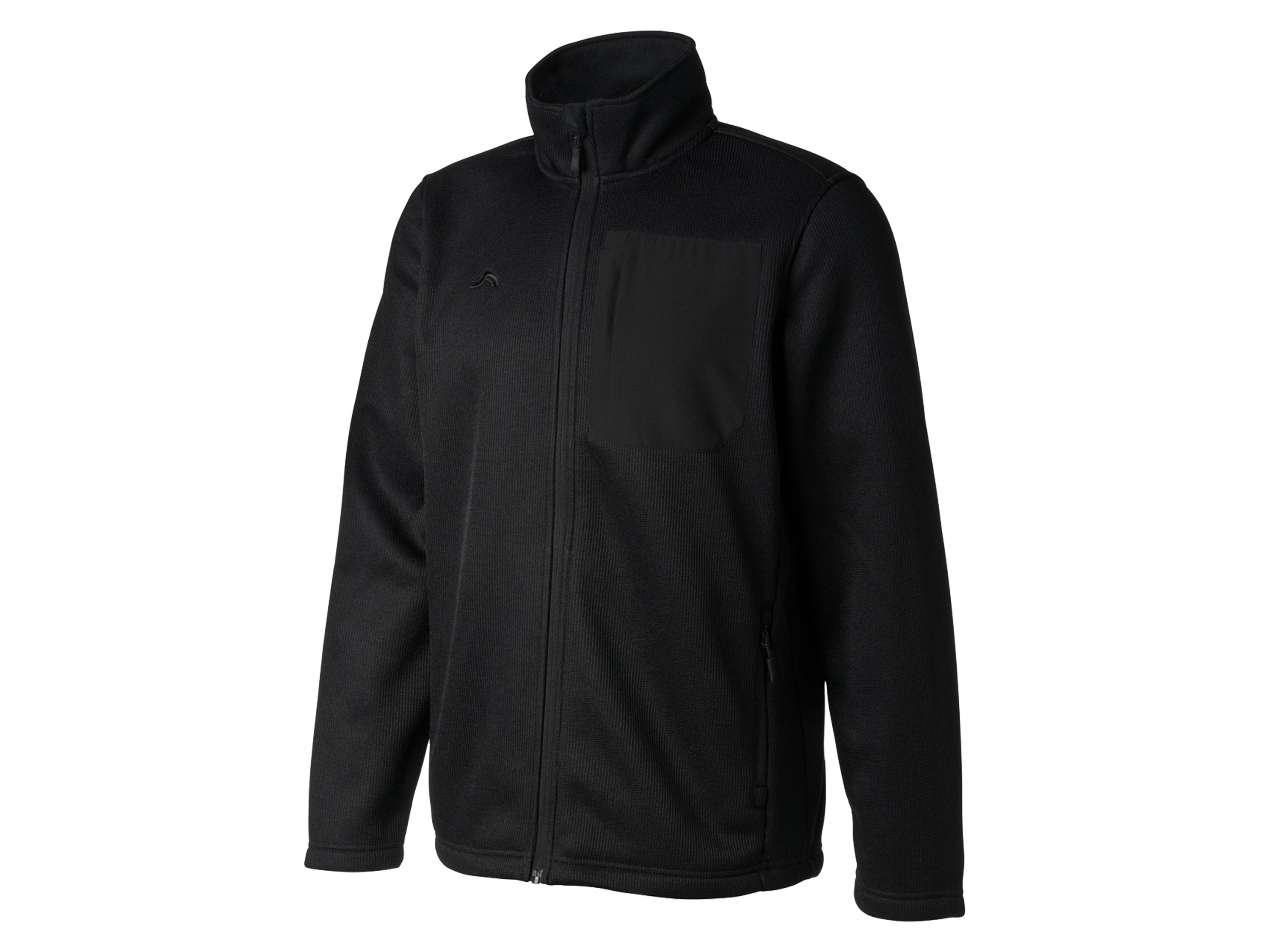 Crivit Bluza męska z polaru Czarny, M 48/50