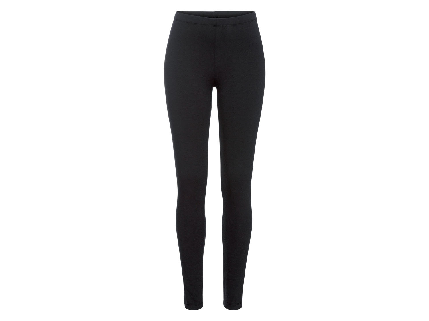 esmara Legginsy termiczne damskie z regularnym stanem, 1 para L 44/46, Czarny