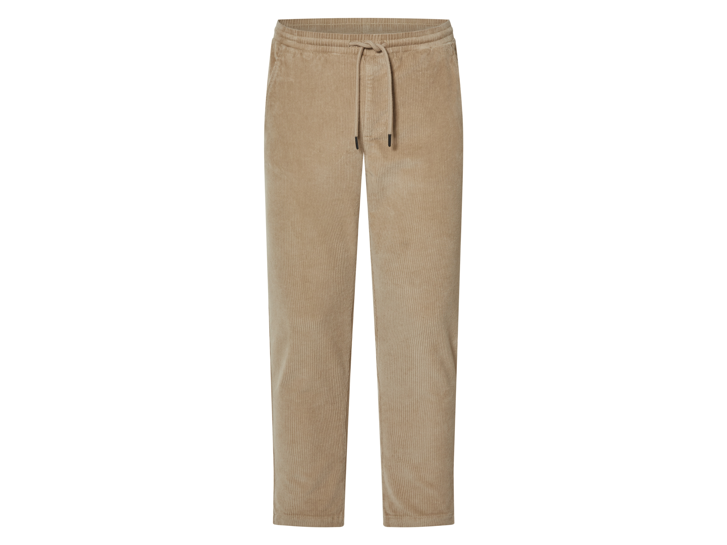 esmara Men Spodnie sztruksowe męskie, slim fit, z bawełną Beżowy, M 48/50