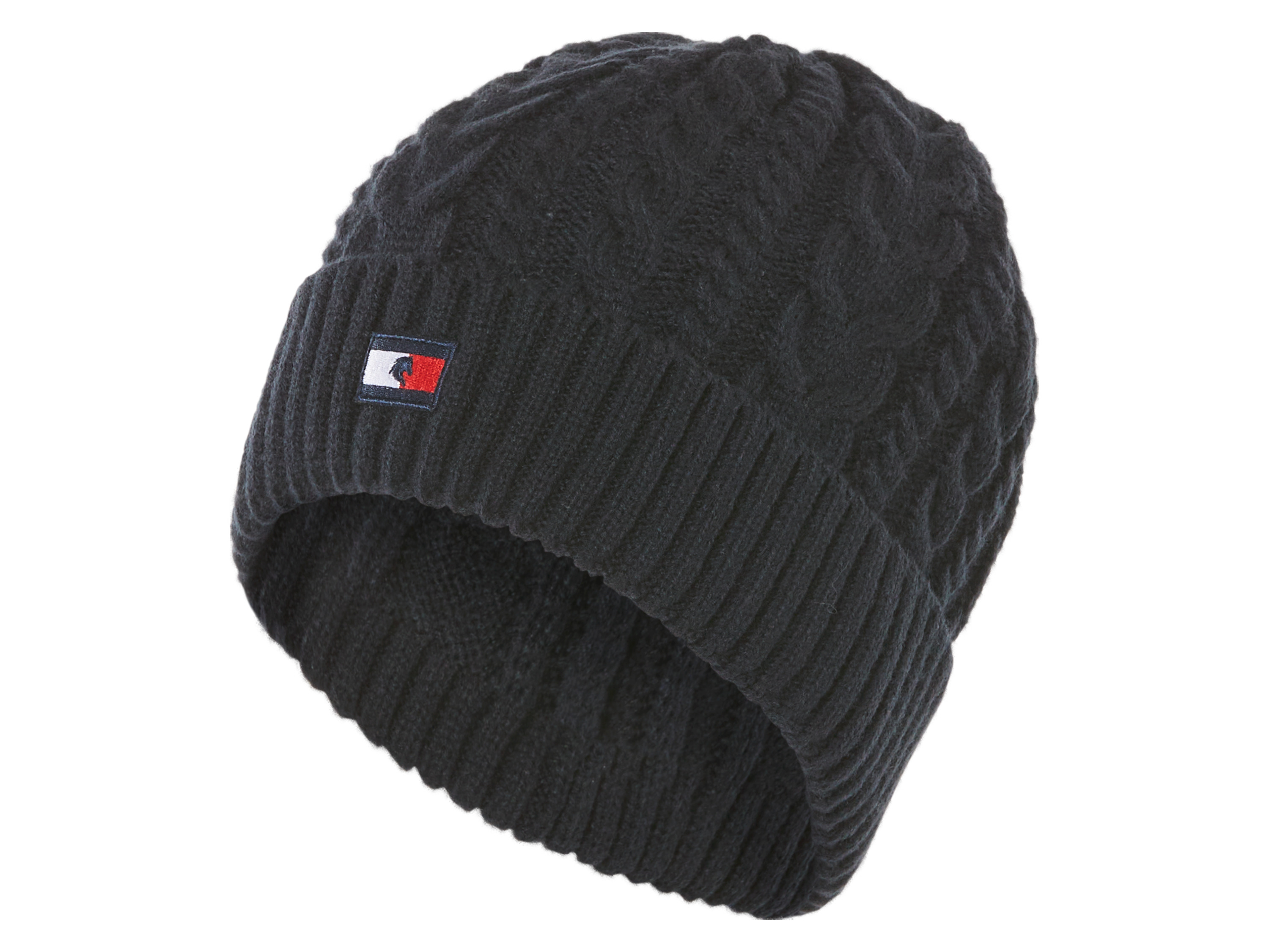 Tommy Hilfiger Equestrian Czapka dzianinowa Equestrian męska/damska Granatowy