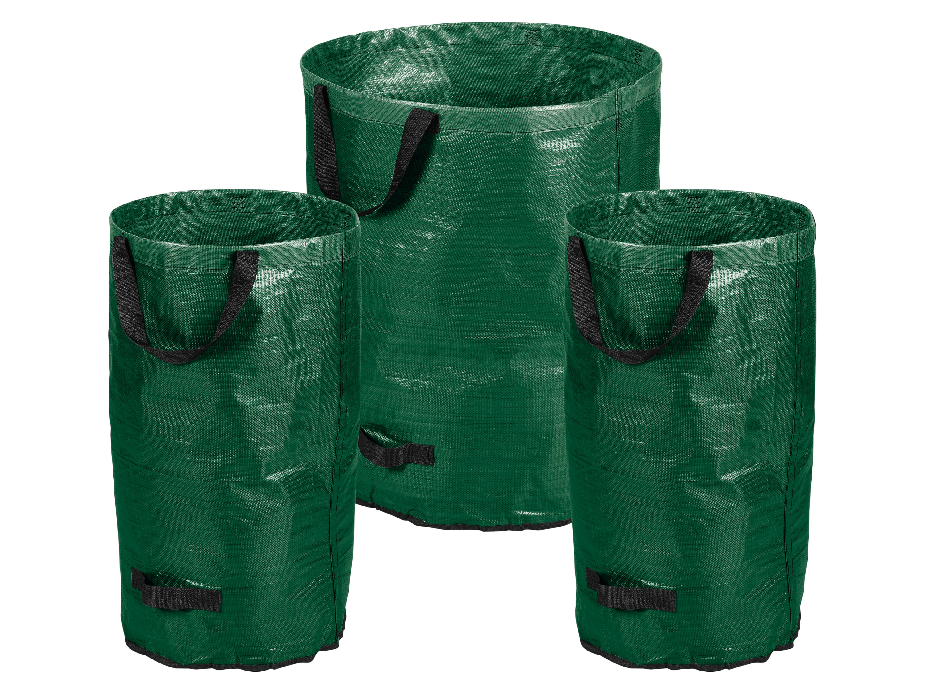Parkside Zestaw worków na odpady ogrodowe / Worek na odpady ogrodowe 275l i 2x 125l
