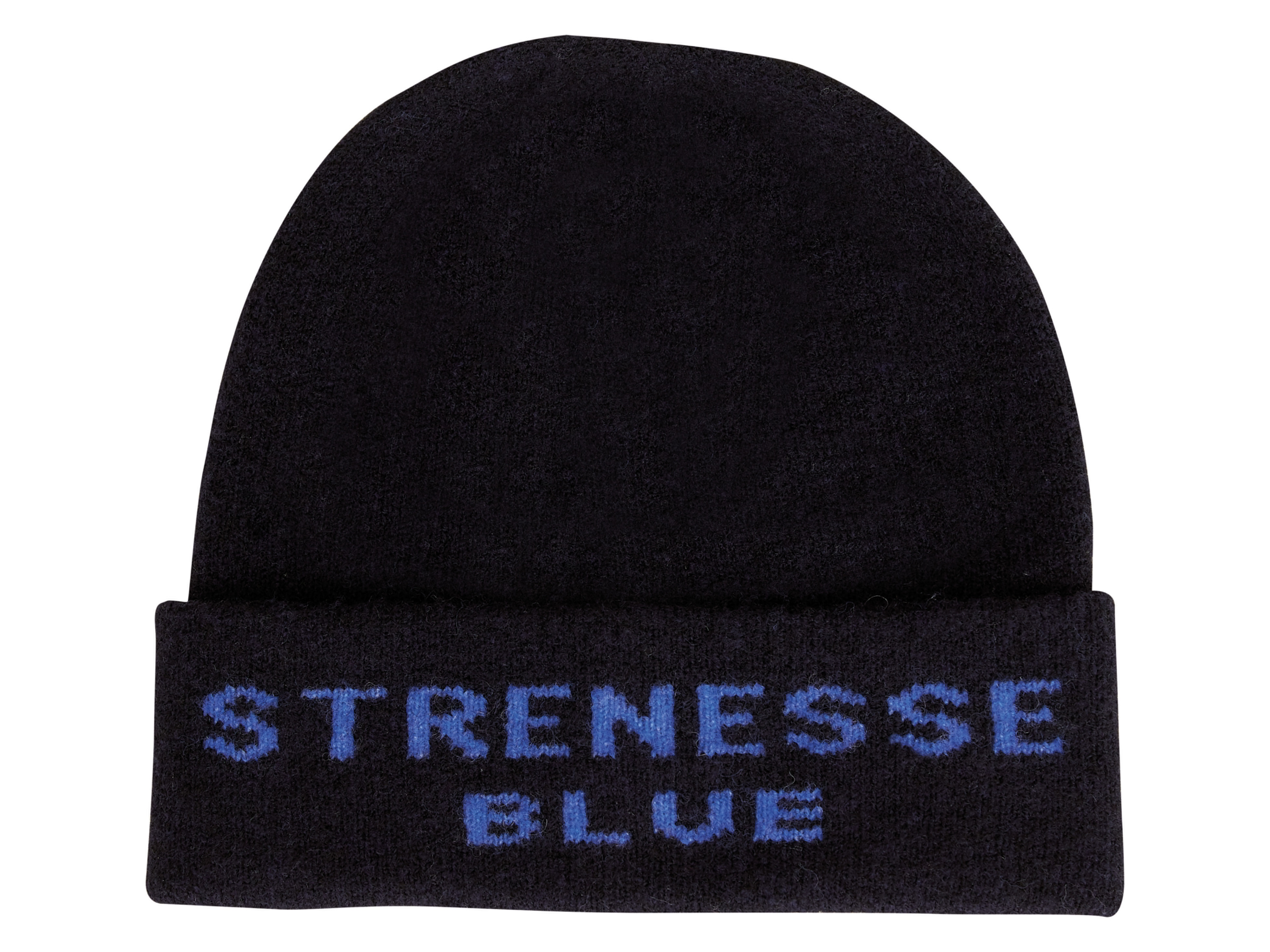 Strenesse Blue Czapka dzianinowa damska lub męska Granatowy/niebieski