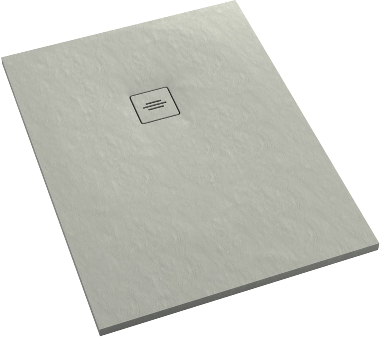 Darmowa Dostawa - Brodzik prostokątny z maskownicą 120x80 cm cement Schedline Protos Cement Stone 3SPP1P80120CTSTM1CTST