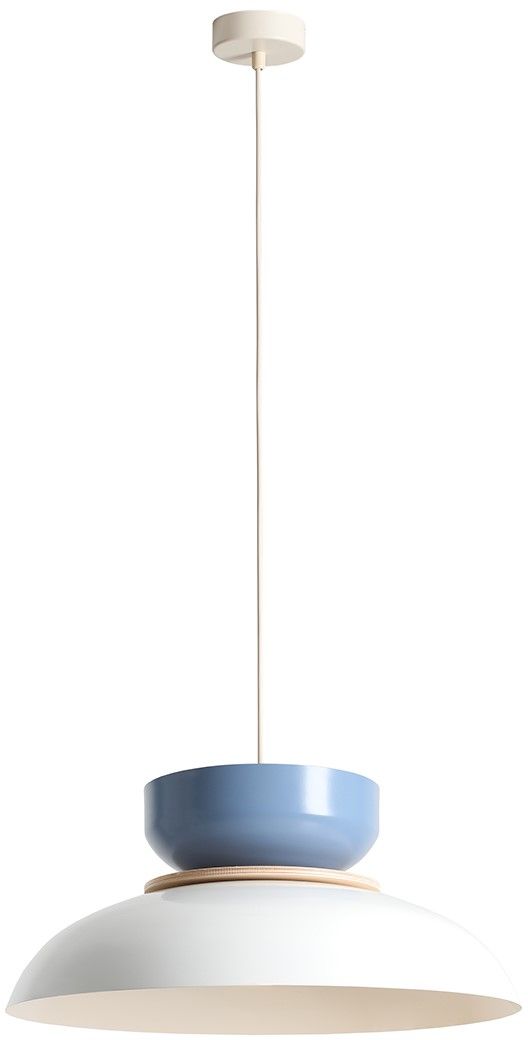 Darmowa Dostawa - Lampa wisząca 1x15 W biała-niebieska Aldex Aldo 1152G216J