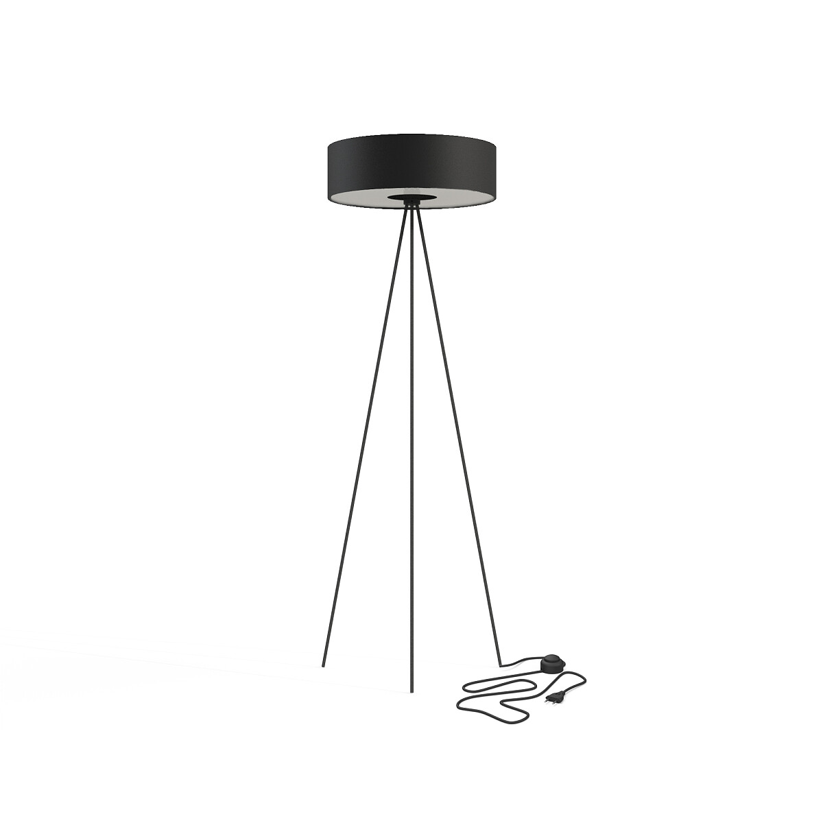 Darmowa Dostawa - Lampa stojąca 3x25 W czarna Nowodvorski Lighting Cadilac 7988