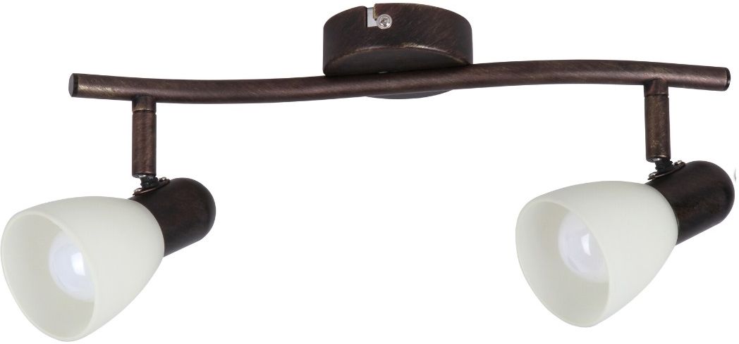 Darmowa Dostawa - Lampa podsufitowa 2x40 W brązowa-kremowa Rabalux Soma 6592