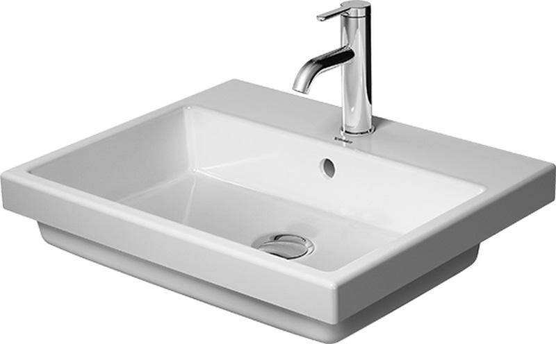 Darmowa Dostawa - Umywalka 55x45.5 cm prostokątna wpuszczana biała Duravit Vero Air 0383550000