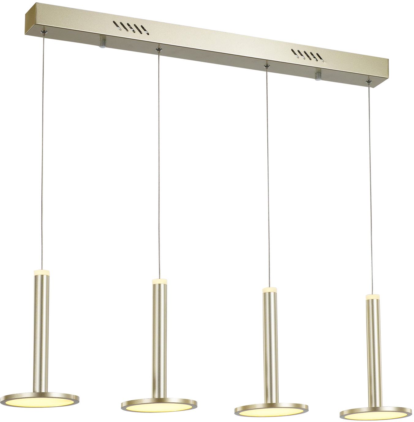 Darmowa Dostawa - Lampa wisząca 4x48 W złota Italux Oliver MD170330124BGOLD