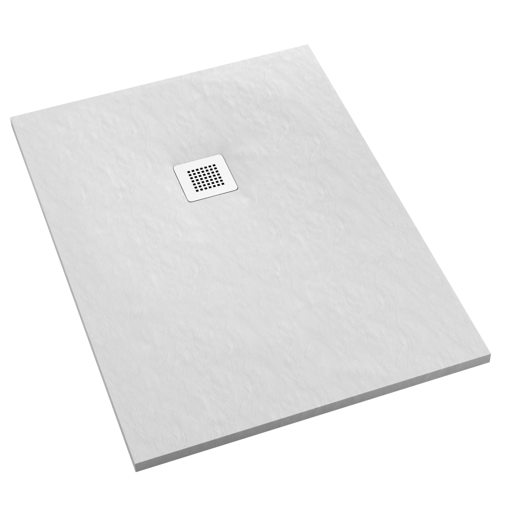 Darmowa Dostawa - Brodzik prostokątny 130x90 cm biały Schedpol Kalait White Stone 33118BSTM2