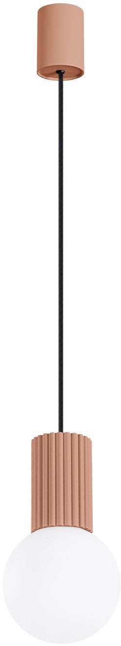 Darmowa Dostawa - Lampa wisząca 1x8 W biała-beżowa Sollux Lighting Halo SL1734