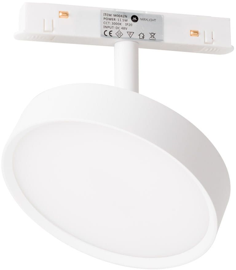 Darmowa Dostawa - Lampa do systemu linkowego 1x11.5 W biały MaxLight Magnetic M0042Z