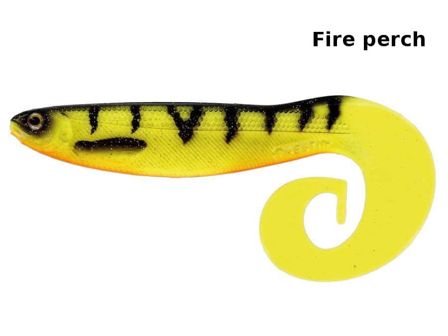 Westin Guma CurlTeez CurlTail 7cm Fire Perch