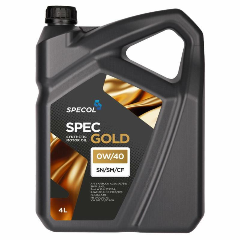 SPECOL GOLD 0W40 4L - Petrostar