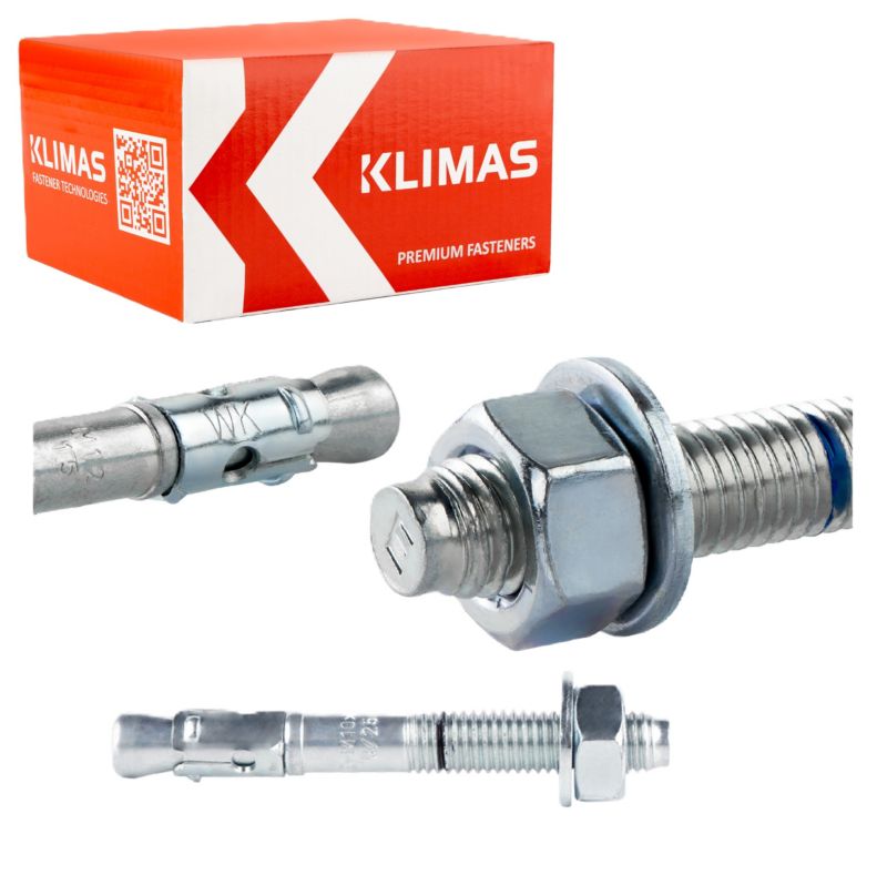 Kotwy mechaniczne do betonu Klimas LE-ZN 10x85 mm kotwy ekspresowe 50szt
