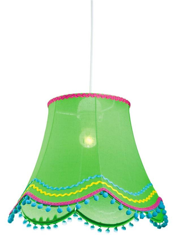 Zielona lampa wisząca sufitowa do salonu i jadalni ARLEKIN 1xE27