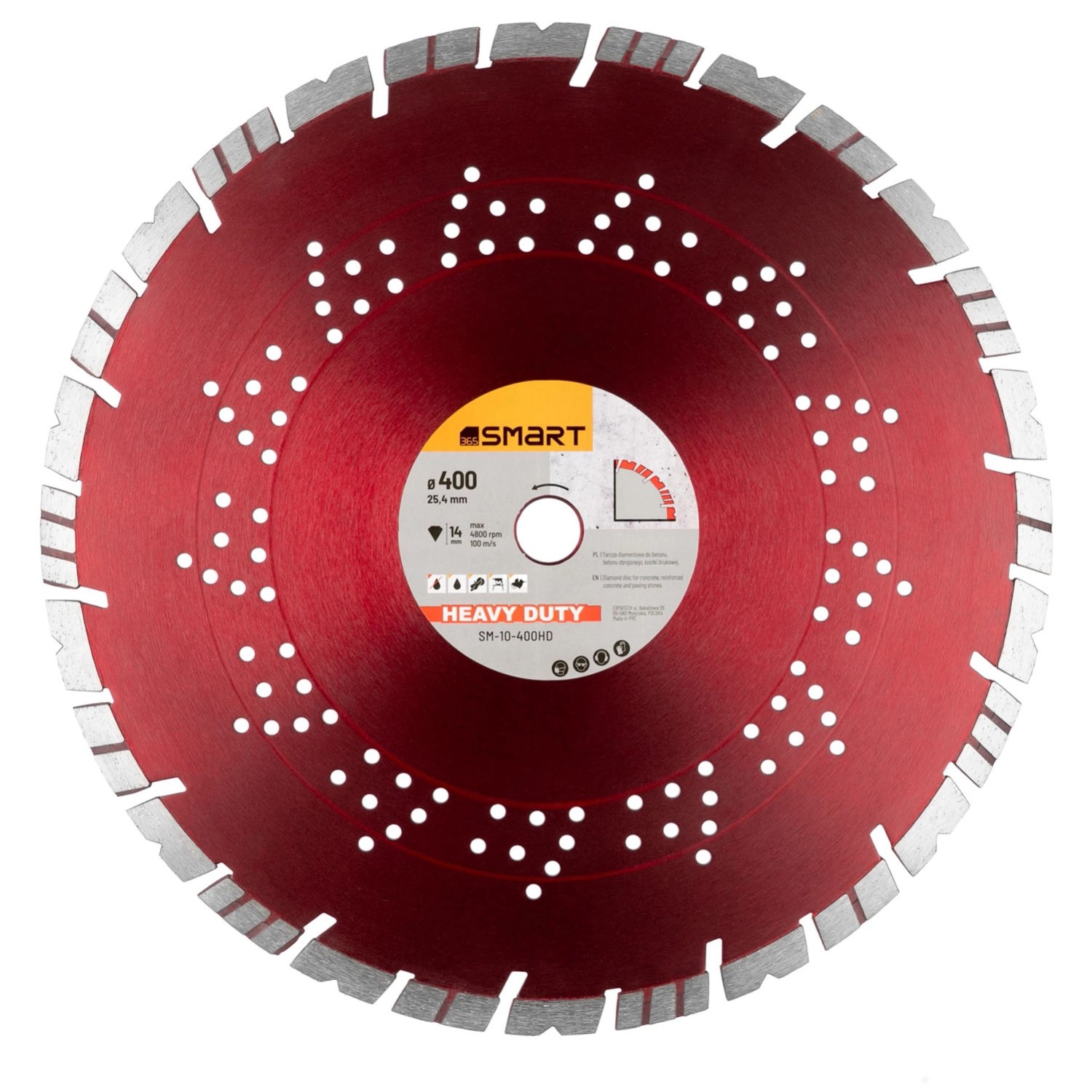 SMART365 Tarcza diamentowa Heavy Duty 400 mm