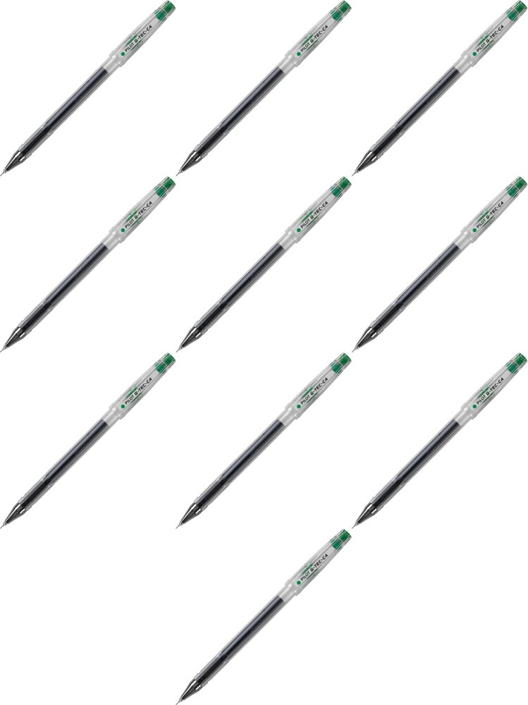 10x Cienkopis Pilot, G-Tec C4, 0.4mm, zielony