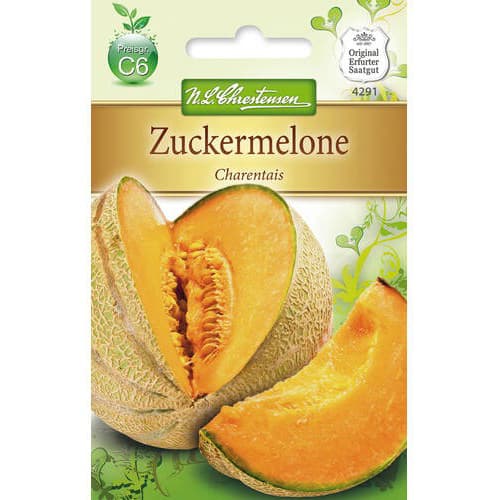 1 szt, Zuckermelone Charentais - Samen: Ilość w opakowaniu: 1 Stück