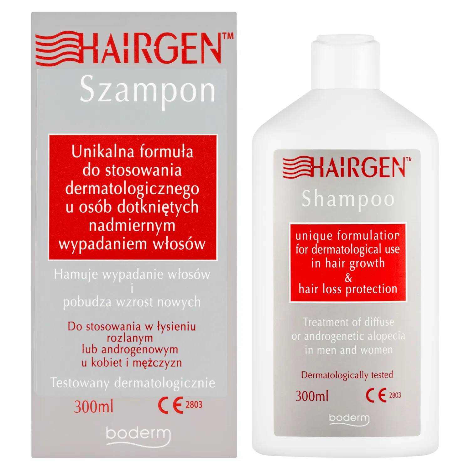 Hairgen - szampon na nadmierne wypadanie włosów, 300 ml