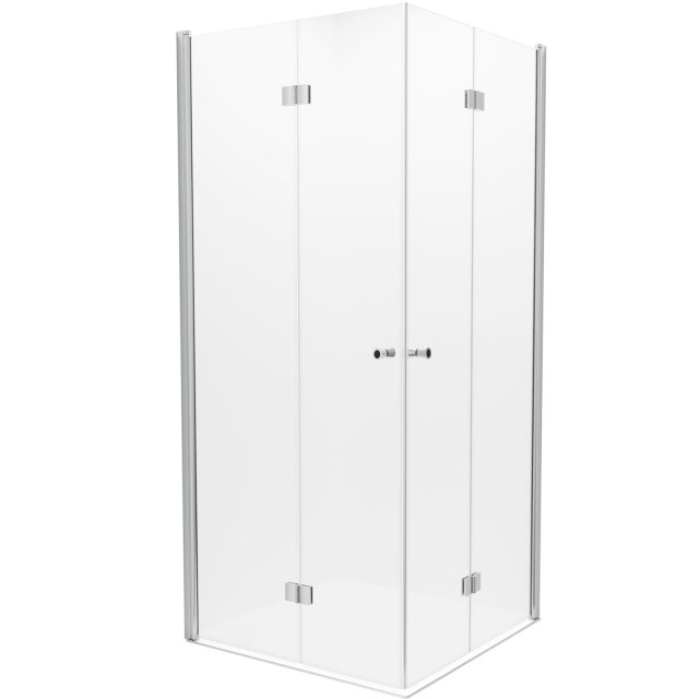 NEW TRENDY Kabina prysznicowa SUPERIA kwadratowa 90x90x195 szkło czys