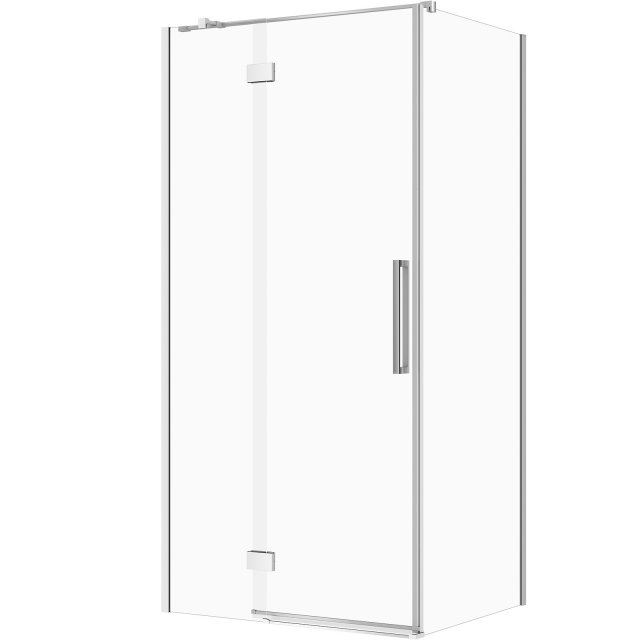CERSANIT Kabina prysznicowa prostokątna CREA lewa 100x90x200 cm chrom