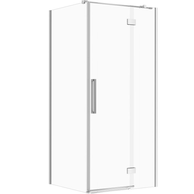 CERSANIT Kabina prysznicowa kwadratowa CREA prawa 90x90x200 cm chrom