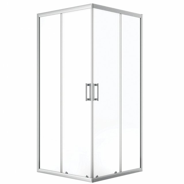 LAVEO Kabina prysznicowa kwadratowa DESNA 80x185 cm chrom JKD_086K