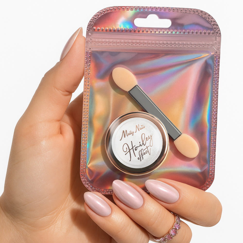 Pyłek do paznokci Hailey effect Molly Nails z pacynką 1g