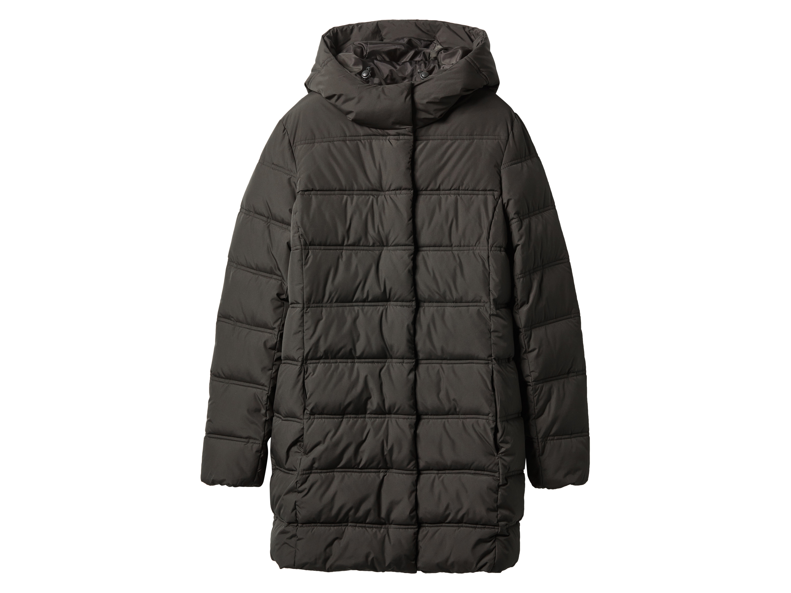 esmara Płaszcz pikowany termoaktywny damski Khaki, XS 32-34