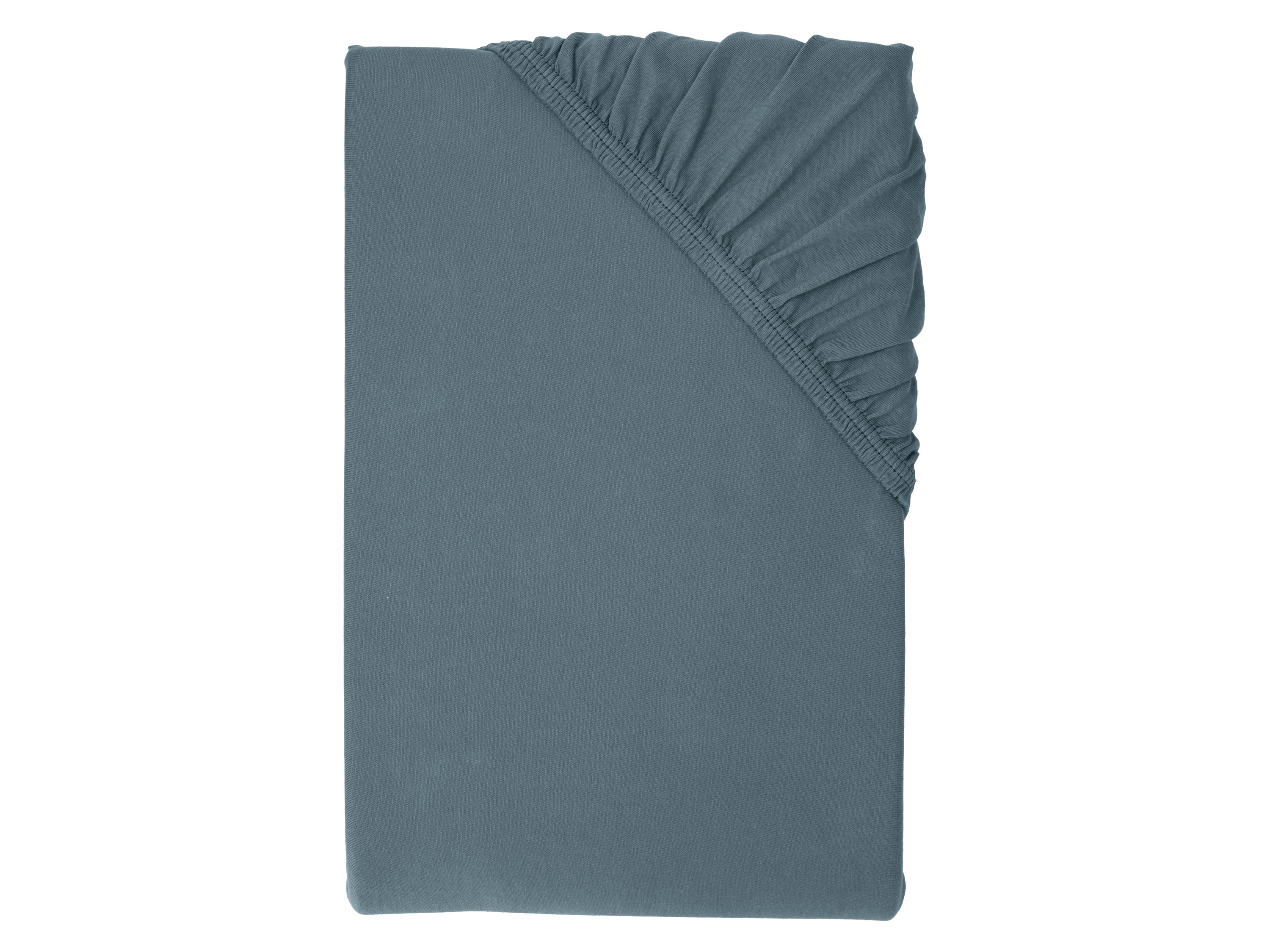 Livarno Prześcieradło dżersejowe z gumką, 140-160 x 200 cm Granatowy
