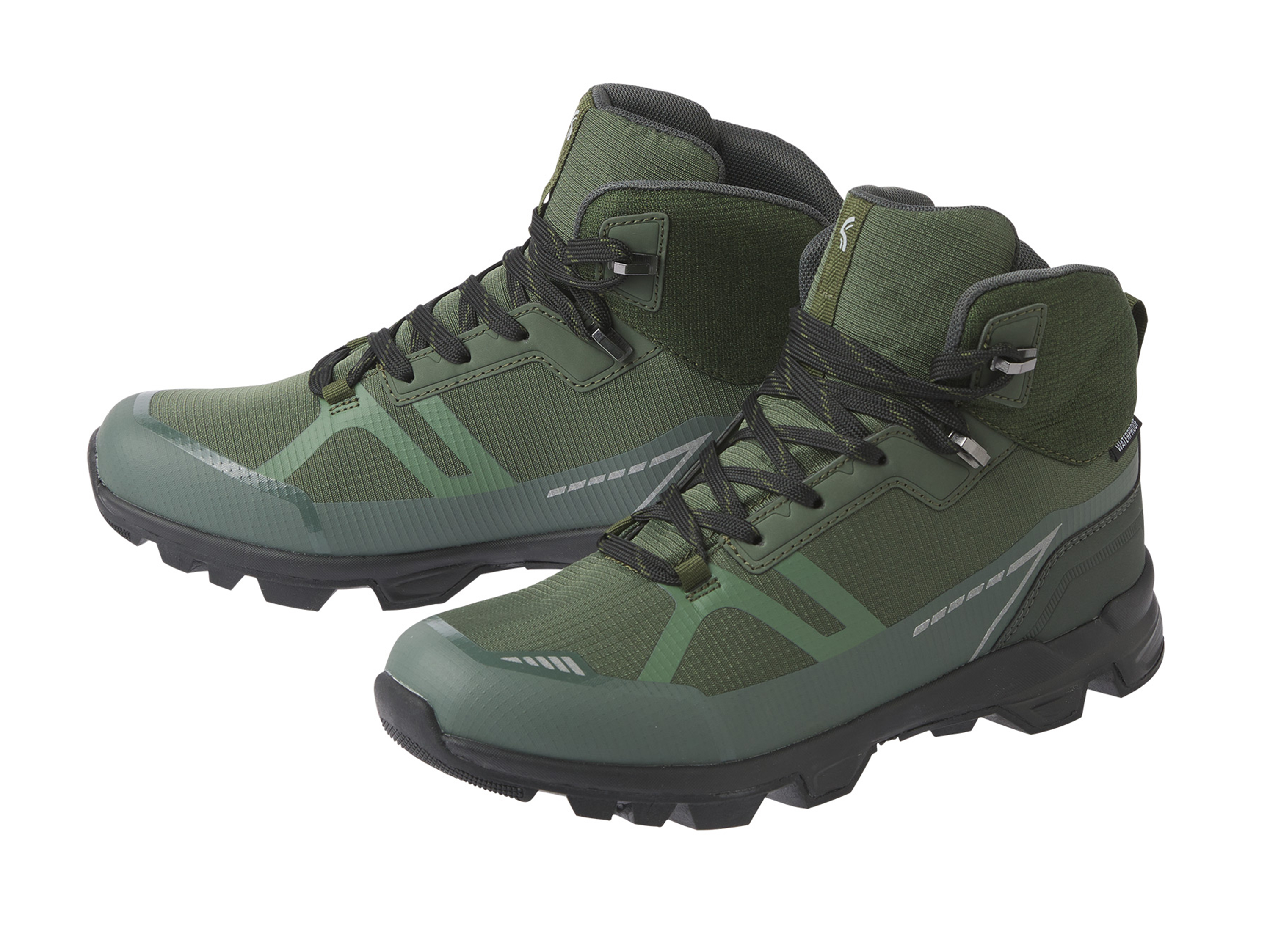 Crivit Buty trekkingowe outdoor męskie 46, Oliwkowy/ khaki