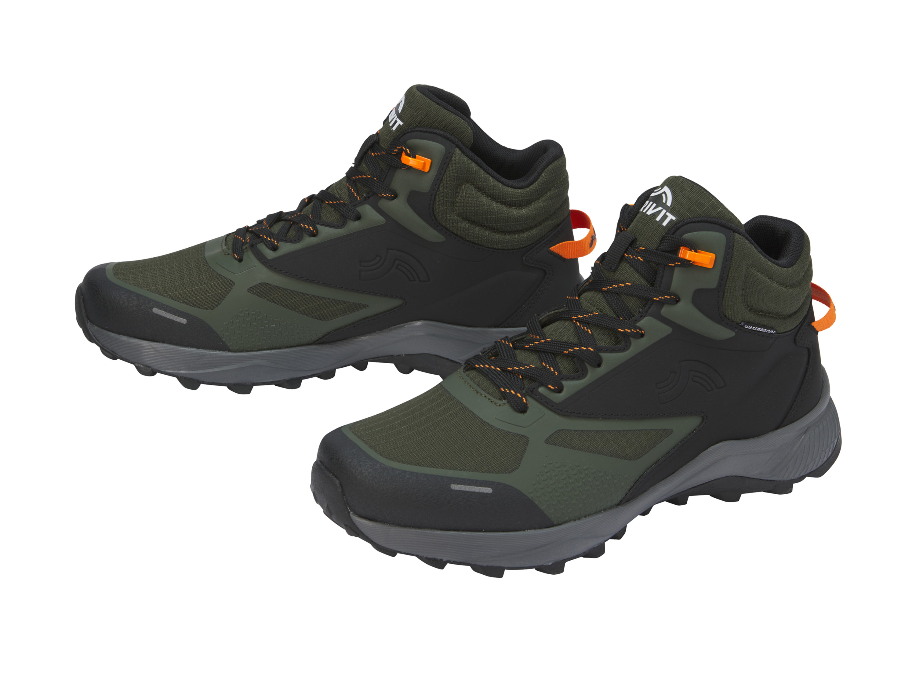 Crivit Buty trekkingowe męskie Oliwkowy/czarny, 42