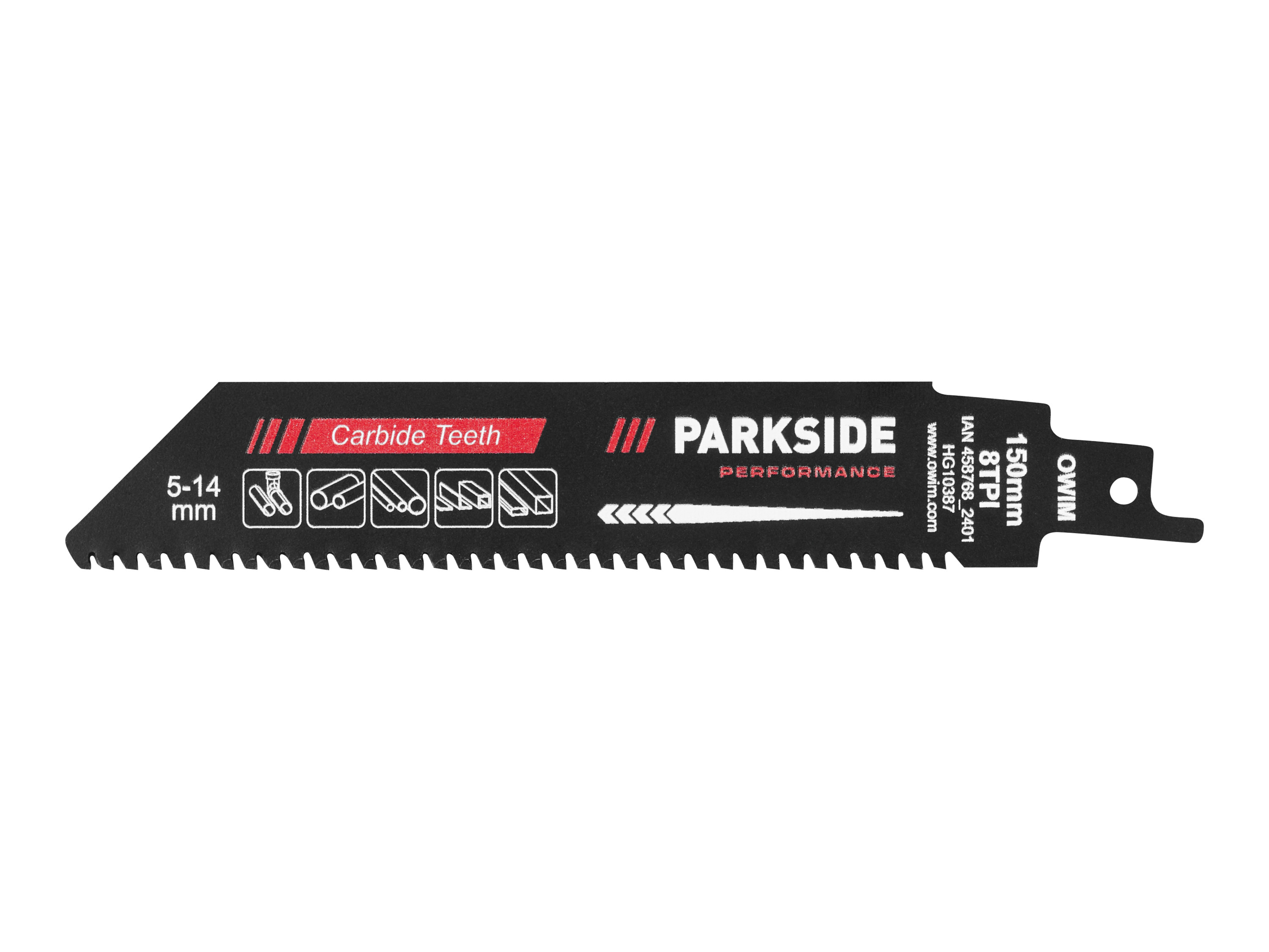 Parkside Performance Brzeszczot do piły szablastej 150 mm do metalu