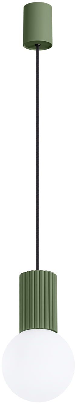 Darmowa Dostawa - Lampa wisząca 1x8 W biała-zielona Sollux Lighting Halo SL1724