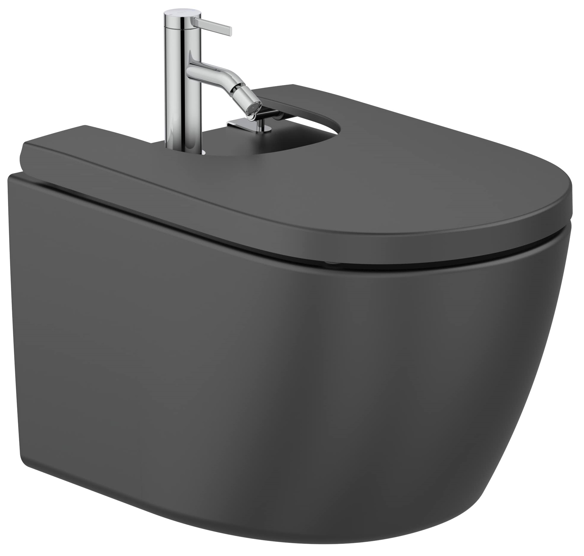Darmowa Dostawa - Bidet wiszący czarny Roca Meridian A357745080