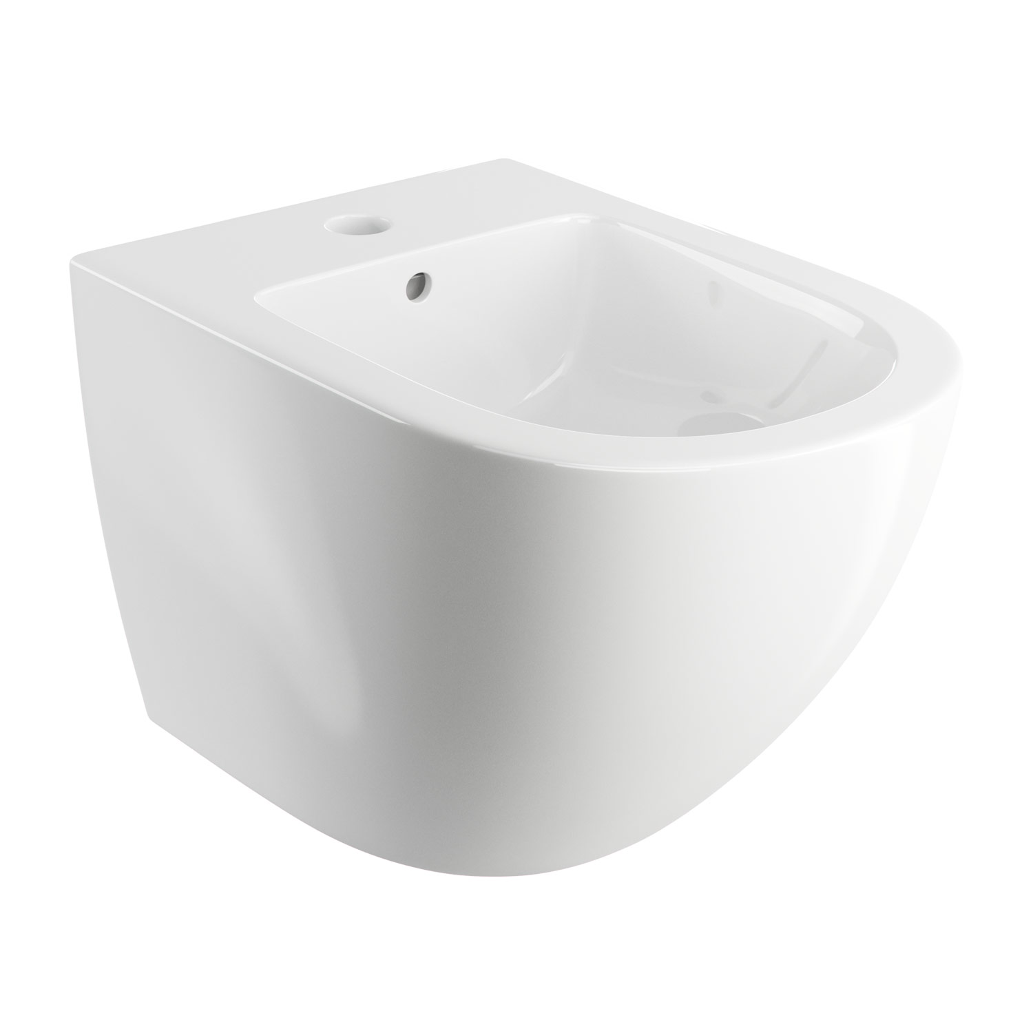 Darmowa Dostawa - Bidet wiszący biały Omnires Ottawa OTTAWABIBP