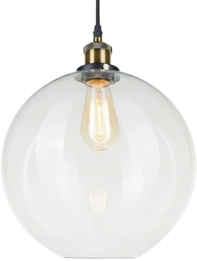 Darmowa Dostawa - Lampa wisząca 1x40 W mosiądz-przezroczysta Altavola Design New York Loft LA035PMAX