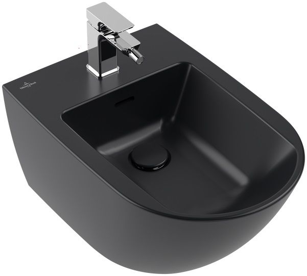 Darmowa Dostawa - Bidet wiszący czarny Villeroy & Boch Antao 541100R7