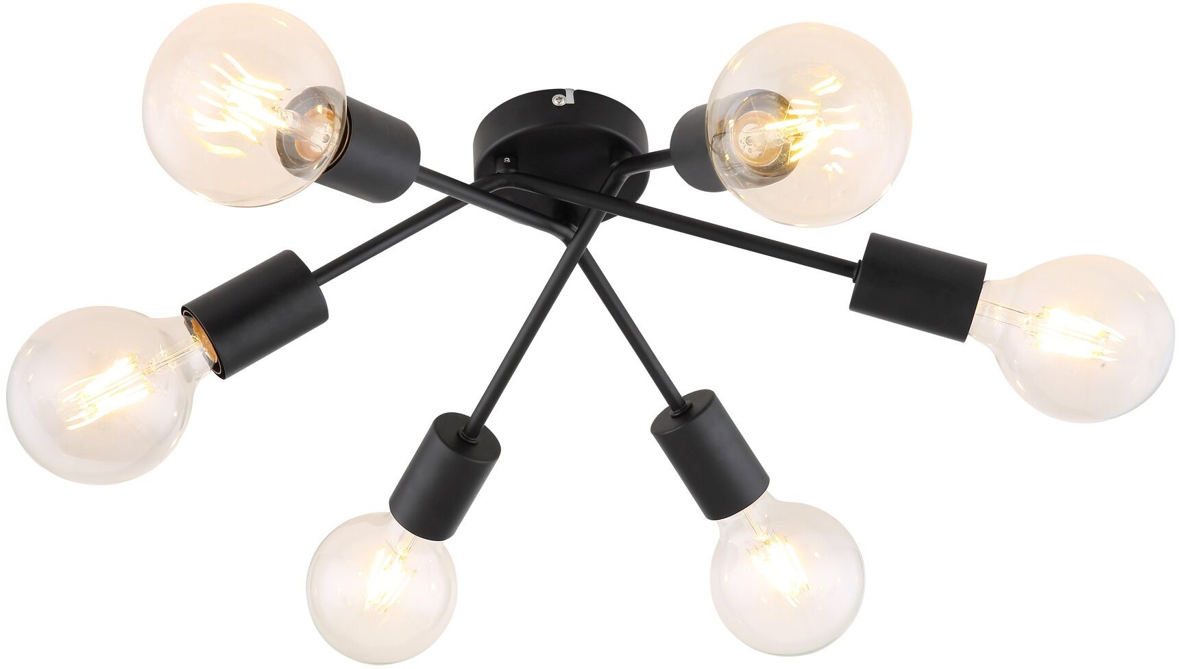 Darmowa Dostawa - Lampa podsufitowa 6x40 W czarna Rabalux Lamar 3990